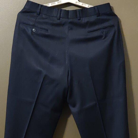 Brooks Brothers Navy Blue 100% Wool 2 Piece Suit 40S/ 34 W - Picture 4 of 10